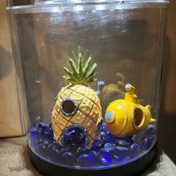 Little Aquarium With Lights And Fixtures