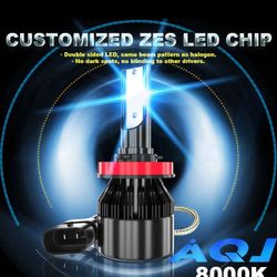 Brand New Bright Blue Led Head Light Or FoglighFog lights 