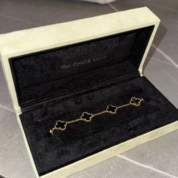 Unisex Gold & Black Bracelet 