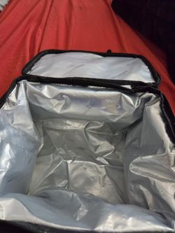 One black bunchbox, insulated, good for work on school. Asking thirty