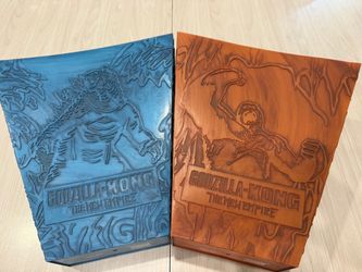 AMC Theatres Godzilla x Kong: The New Empire Popcorn Container Set Blue/Brown