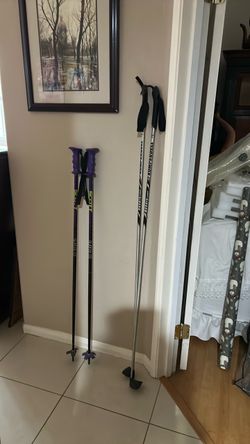 Two Pairs of Ski Poles