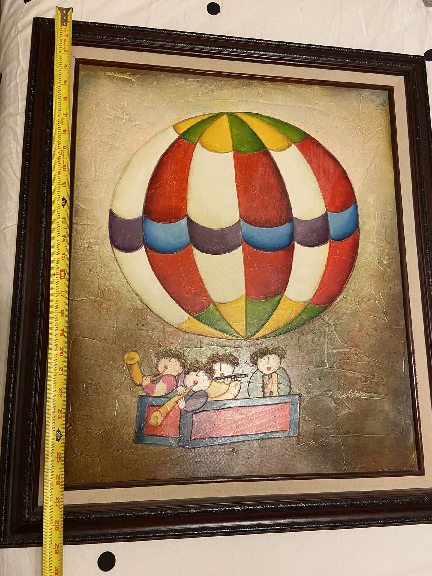 Joyce Roybal painting on canvas