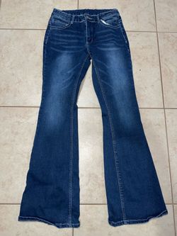 SHEIN Curve Dark Wash High Rise Flare Jeans Women’s Medium