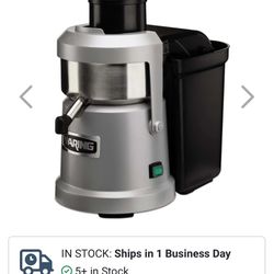 Waring WJX80X Heavy-Duty Commercial Centrifugal Juicer — BRAND NEW, UNOPENED 