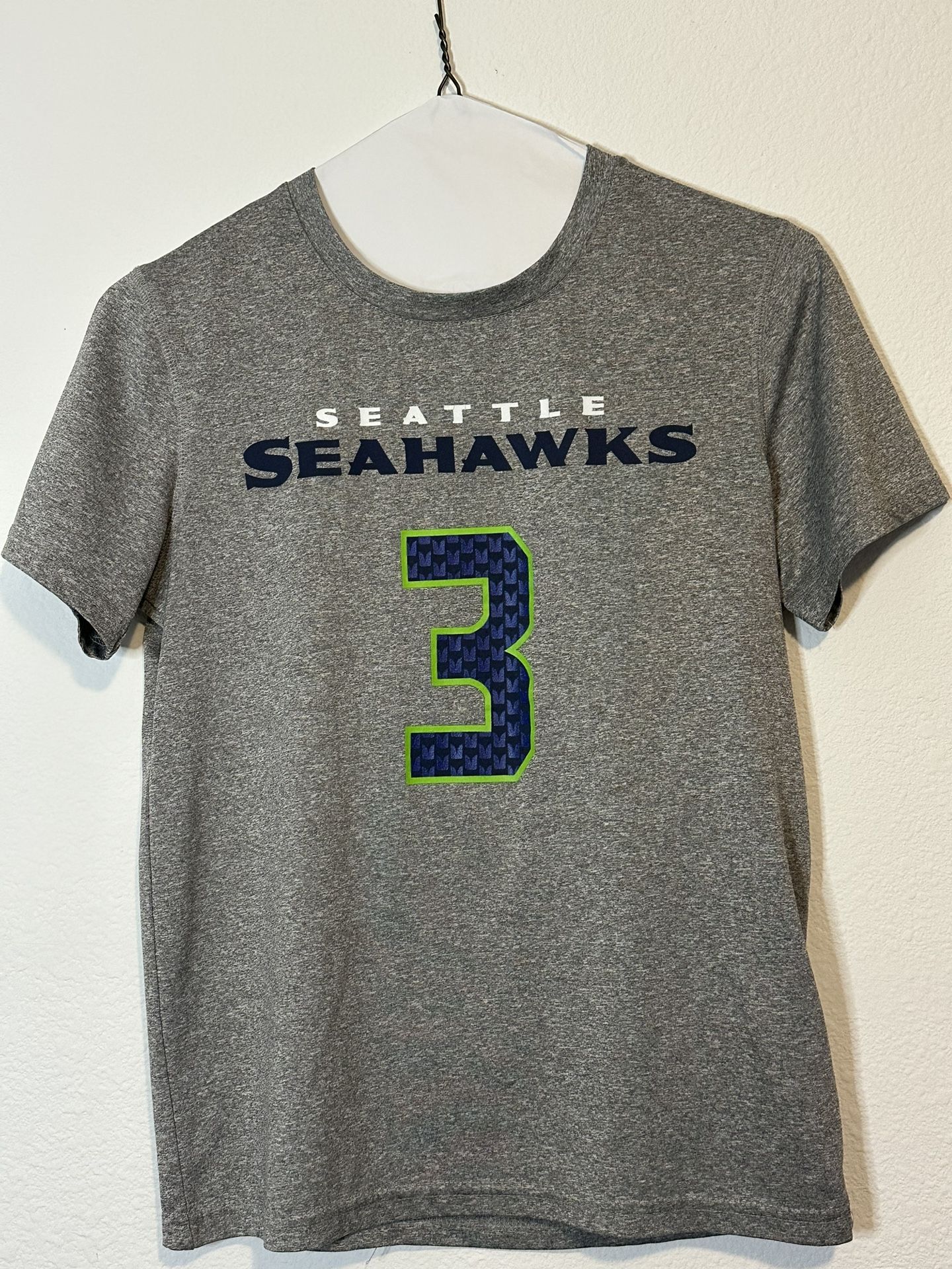 NFL SEATTLE Seahawks 3 Jersey Wilson Youth M Gray