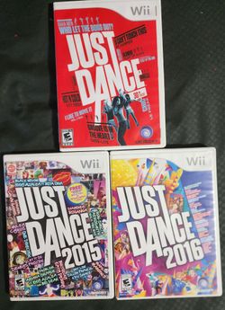 Nintendo wii Just Dance 3 piece games