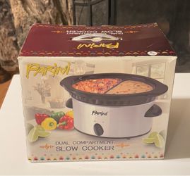 Parini Dual Compartment Slow Cooker