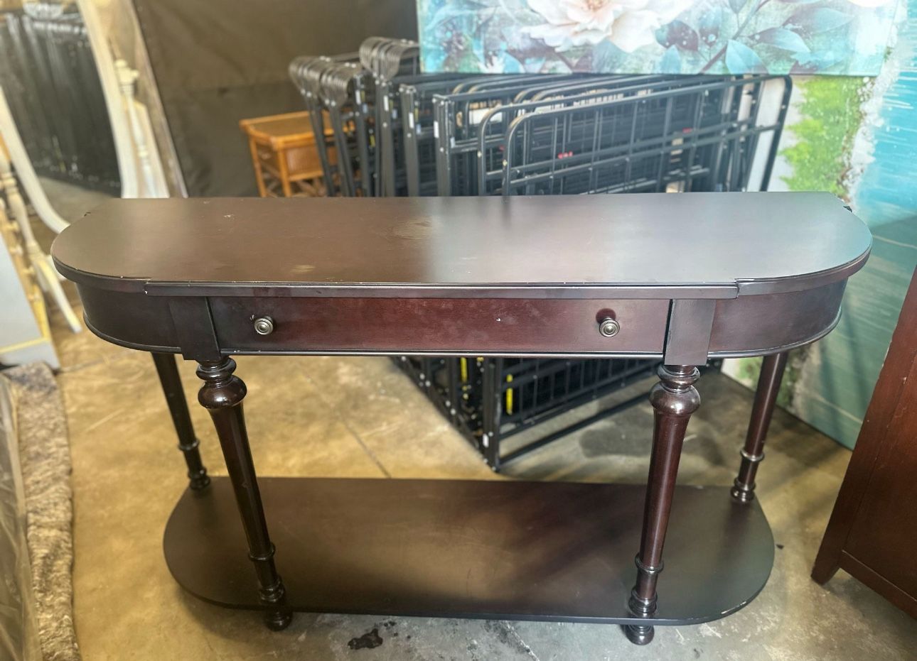 Lexington console table 60”w x 18” x 34”h