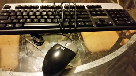 Keyboard and mouse