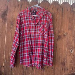 Camisa A Cuadros Manga Larga