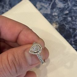 Kay Diamond Engagement Ring Size 6 14 White Gold Like New
