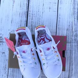 Roxy Girls White Rainbow Shoes