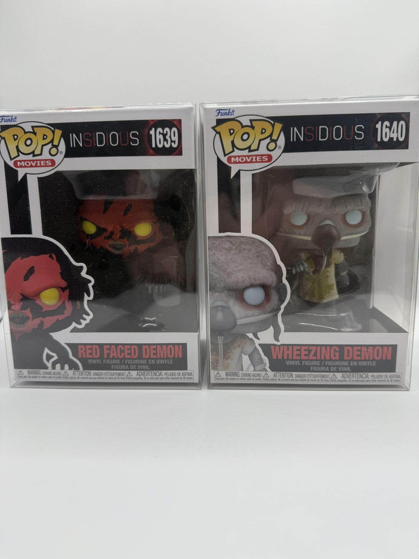 Funko Pop! Insidious Movie Lot - #1639 Red-Faced & #1640 Wheezing Demon Set