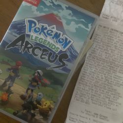 POKEMON ARCEUS WITH RECEIPT ART CARD SET