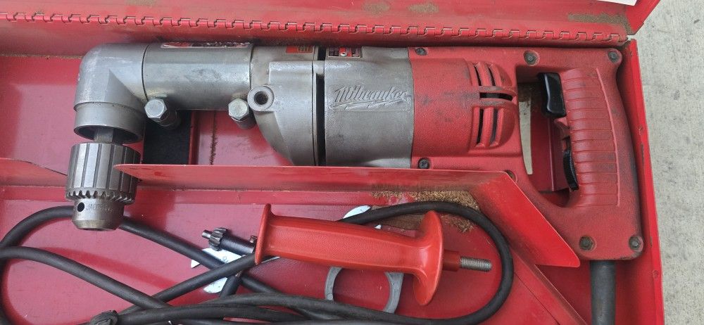 MILWAUKEE HEAVY DUTY RIGHT ANGLE DRILL
