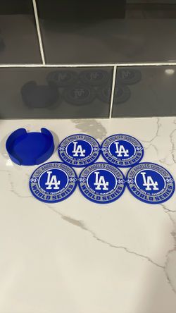 Dodgers World Series coasters