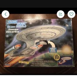 1992 Star Trek TNG Starship Enterprise  BCC 1701