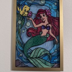 Ariel Little Mermaid Decor, stuffed animal hammock, organizer and curtains