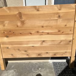 Solid Wood Headboard - Queen Size