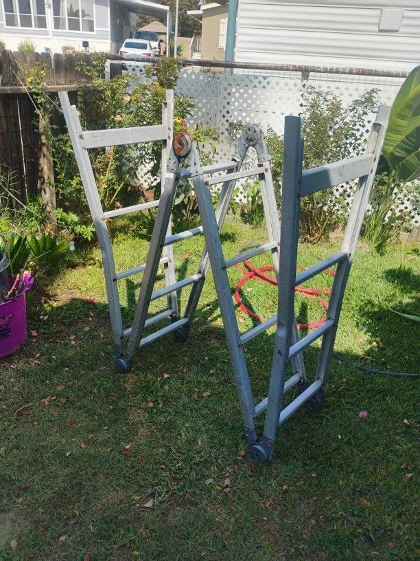 16' Feet Foldable Latler $36 It Gets Stuck as/is Good Tool