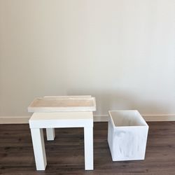 MUST GO TODAY/TOMORROW! Modern Heavy Planter & Cement Tray
