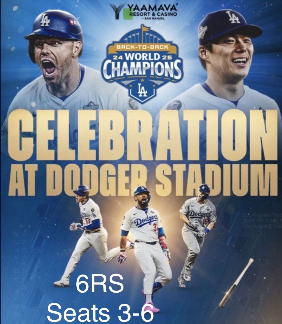 Dodgers World Series Celebration 