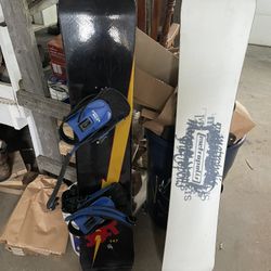 Two Snowboards 
