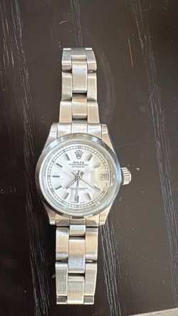 Rolex Datejust Oyster Perpetual Womens Silver Dial Auto Date Steel Bracelet
