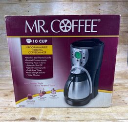 Mr Coffee 10 Cup Programmable Thermal Coffee Maker Model ISTX85
