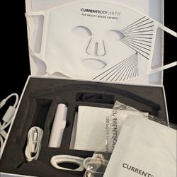 CurrentBody LED Red Light Therapy Mask + Hydrogel – Open Box New