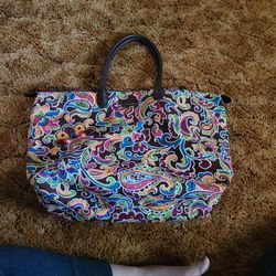 Longaberger Over The Shoulder Purse With Bigger Bag