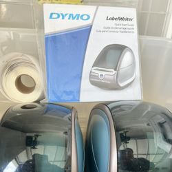 2x Dymo Writer 400 Turbo Label Maker + Labels 