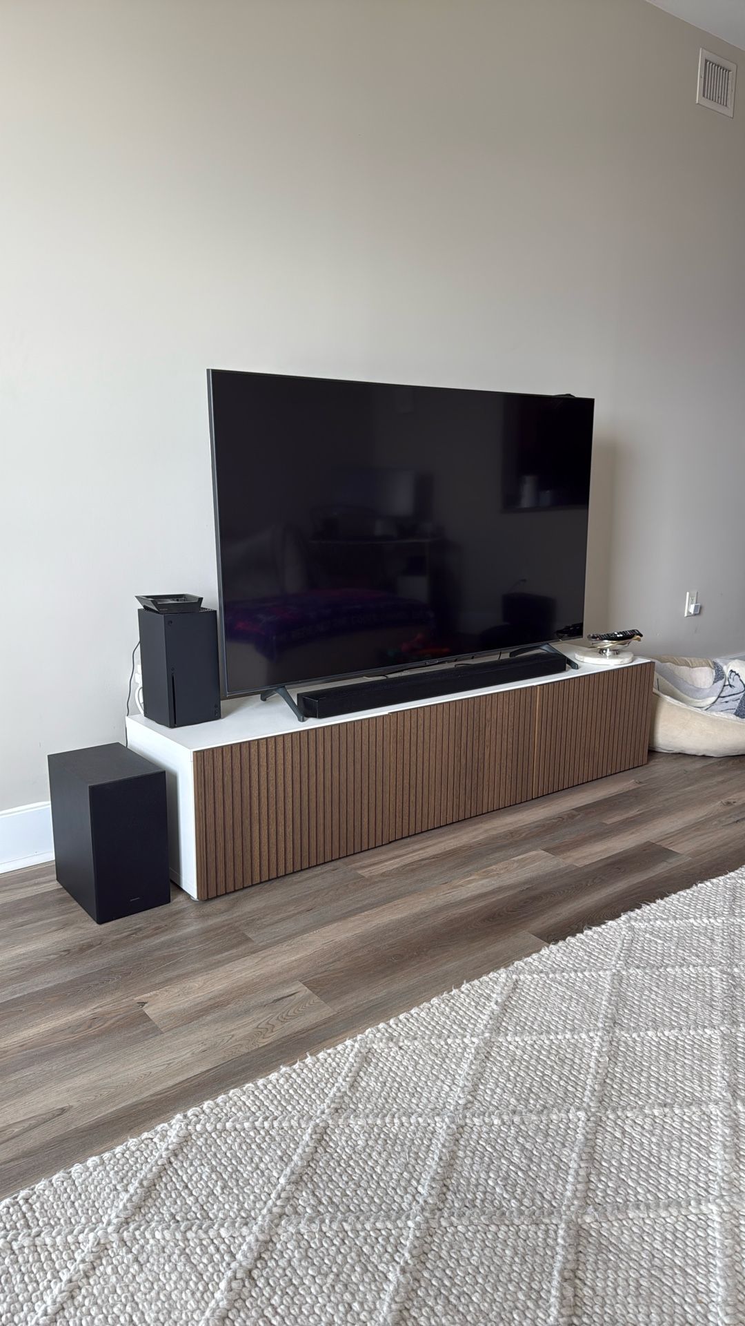 Walnut Wooden Tv Stand