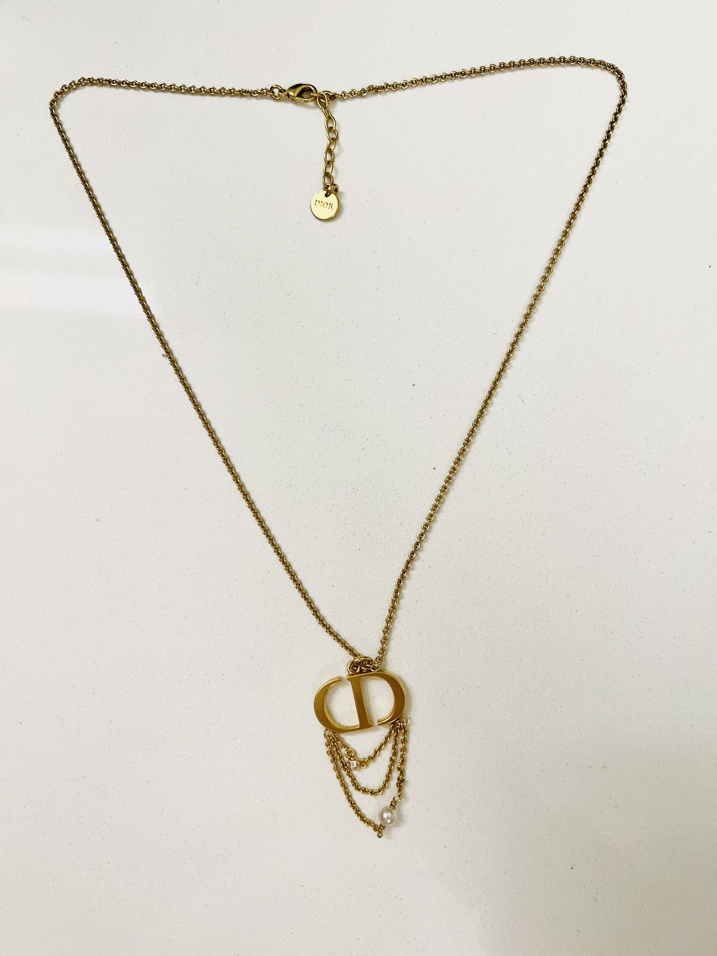 Christian Dior Gold Plated Necklace 