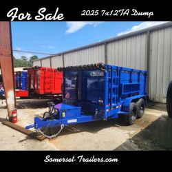 Dump Trailer. 7x12 Tandem