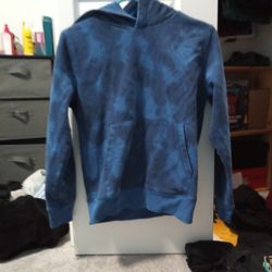 Blue Hoodie Kids Size L