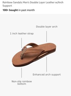 Rainbow sandals Men’s large