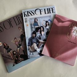 Kiss of life Set of 3 albums; Born To Be XX, Midas Touch, & Lose Yourself.
