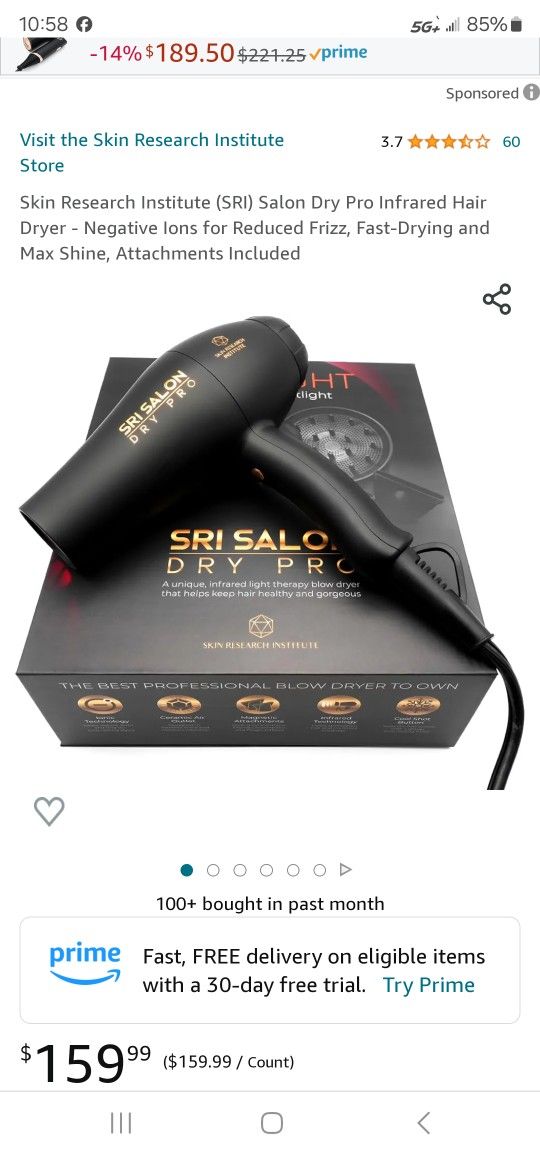 Sri salon dry pro blow cheap dryer