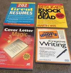 Career & Writing Book Bundle – Resume, Cover Letter, Creative Writing Guides