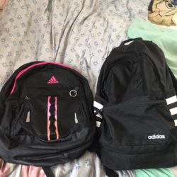 2 Adidas Backpacks 