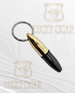 Lucky Bullet Cigar Punch – Metal Keychain Cigar Punch