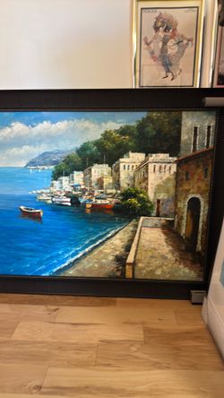 Beautiful Oil painting on canvas with signature.