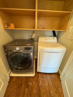 Washer and dryer