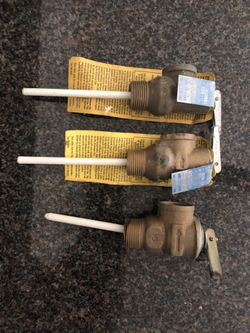 Pop off valves for hot water heater