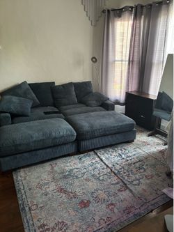 Wayfair Zaheer Corduroy Sectional