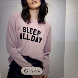 Wildfox Party Girl Sommers - Sleep All Sweatshirt 
