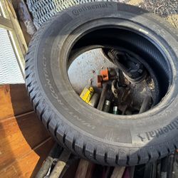 Set Of 4 Continental Snow Tires