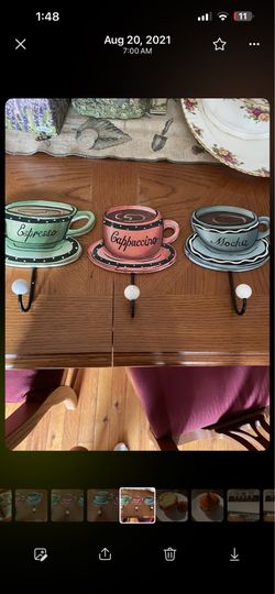 Coffee Cups Wall Decor